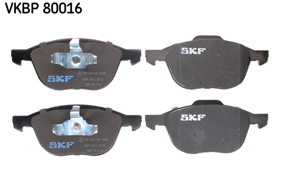 Placute frana SKF VKBP 80016